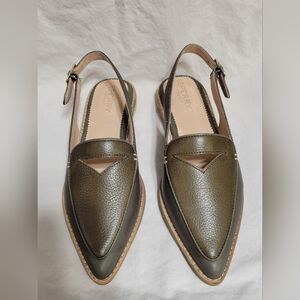 Sperry Women's Olive Slingback Flats